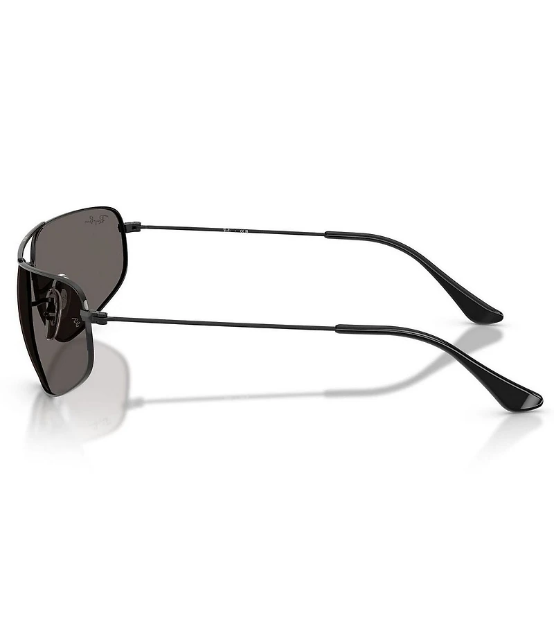 Ray-Ban Unisex RB3780 63mm Rectangle Sunglasses