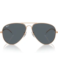 Ray-Ban Unisex RB3825 62mm Aviator Sunglasses