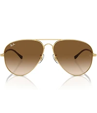 Ray-Ban Unisex RB3825 62mm Gradient Lens Aviator Sunglasses