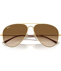 Ray-Ban Unisex RB3825 62mm Gradient Lens Aviator Sunglasses
