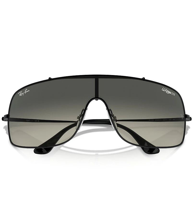 Ray-Ban Unisex RB3897 Wings III Shield Sunglasses