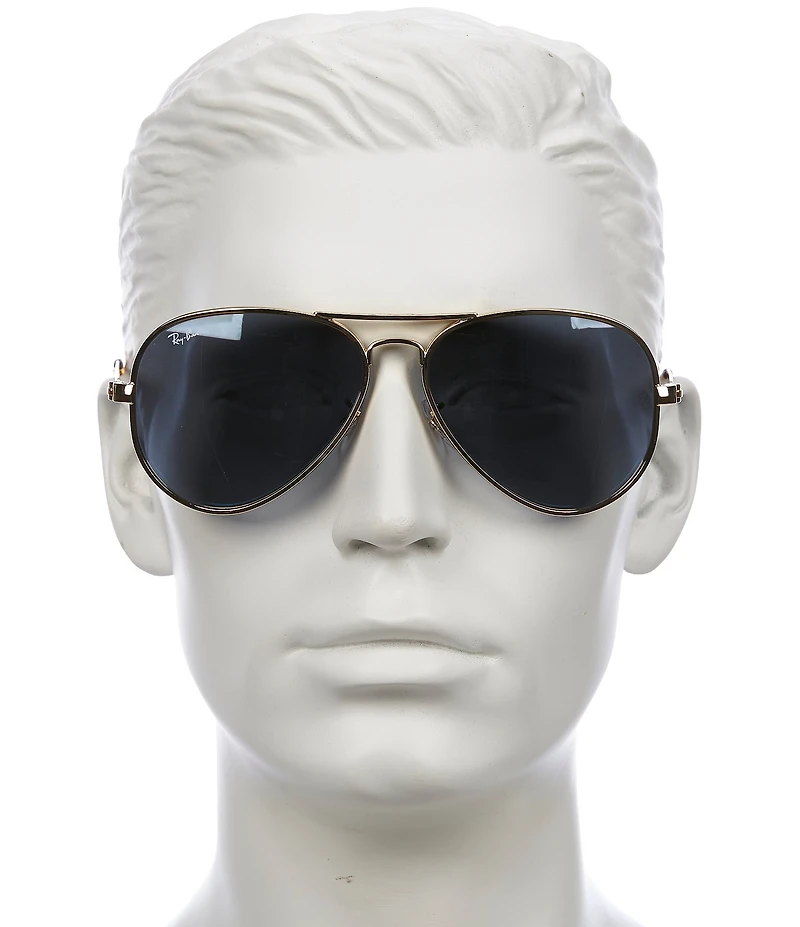 Ray-Ban Unisex RB3925 62mm Aviator Sunglasses