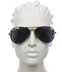 Ray-Ban Unisex RB3925 62mm Aviator Sunglasses