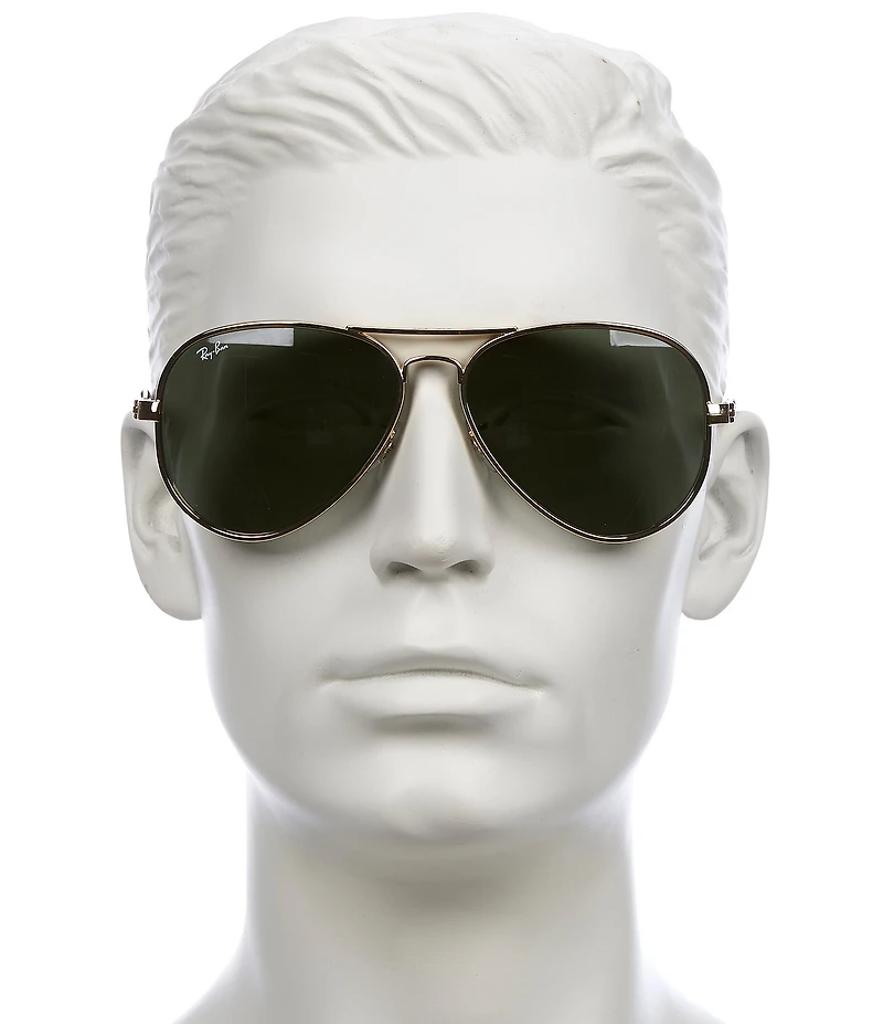 Ray-Ban Unisex RB3925 62mm Aviator Sunglasses