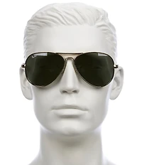 Ray-Ban Unisex RB3925 62mm Aviator Sunglasses