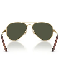 Ray-Ban Unisex RB3925 62mm Aviator Sunglasses