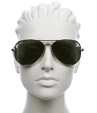 Ray-Ban Unisex RB3925 62mm Aviator Sunglasses
