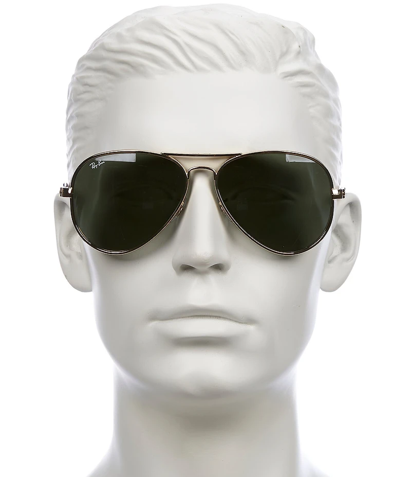 Ray-Ban Unisex RB3925 62mm Aviator Sunglasses