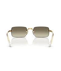 Ray-Ban Unisex RB3928 54mm Mirrored Lens Oval Sunglasses