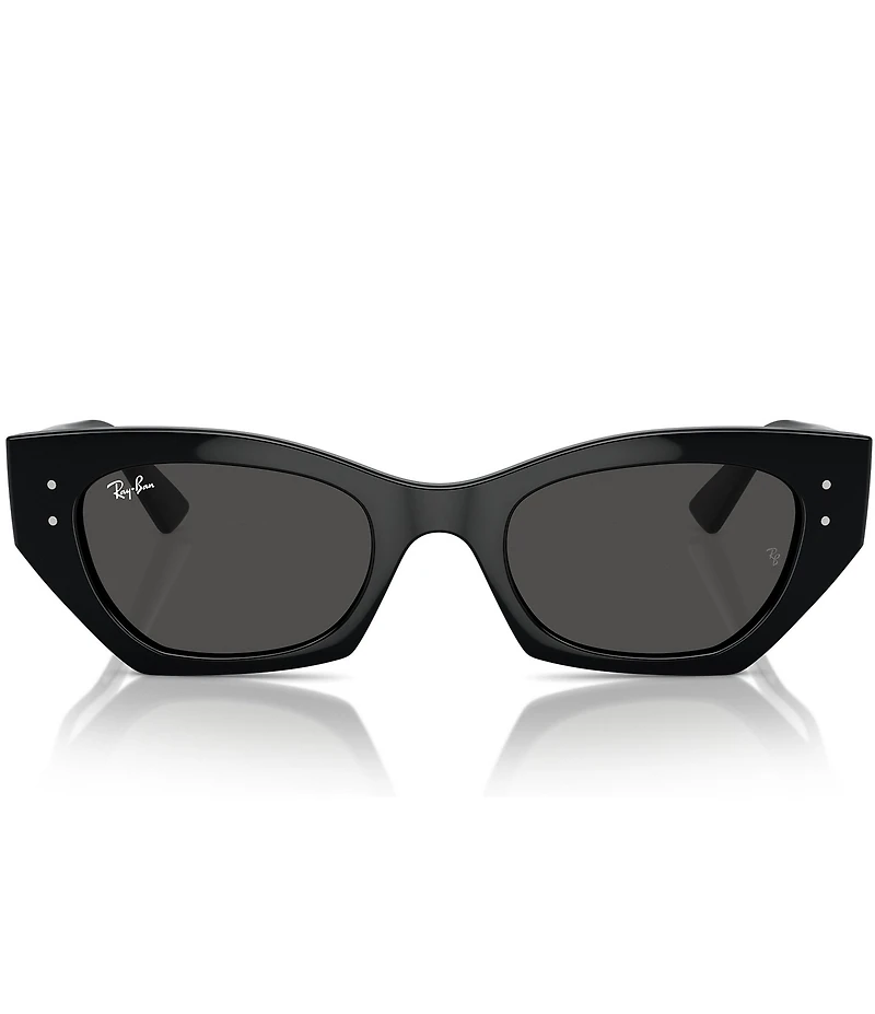 Ray-Ban Unisex RB4430 Zena 52mm Irregular Cat Eye Sunglasses