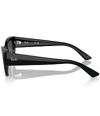 Ray-Ban Unisex RB4430 Zena 52mm Irregular Cat Eye Sunglasses
