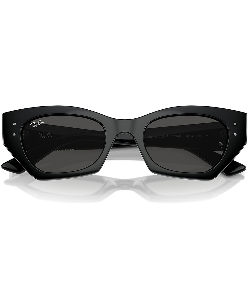 Ray-Ban Unisex RB4430 Zena 52mm Irregular Cat Eye Sunglasses