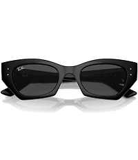 Ray-Ban Unisex RB4430 Zena 52mm Irregular Cat Eye Sunglasses