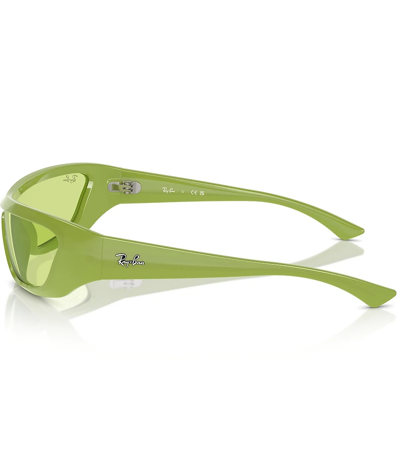 Ray-Ban Unisex Xan Bio-Based RB4431 34mm Statement Sunglasses