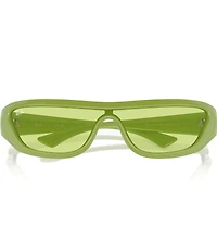 Ray-Ban Unisex Xan Bio-Based RB4431 34mm Statement Sunglasses
