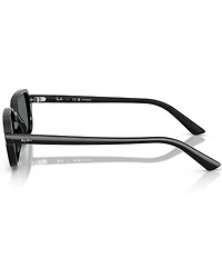 Ray-Ban Unisex RB4455 Zuri 52mm Polarized Rectangle Sunglasses