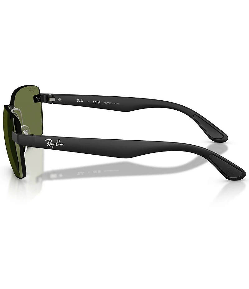 Ray-Ban Unisex RB4470C 62mm Polarized Geometric Sunglasses