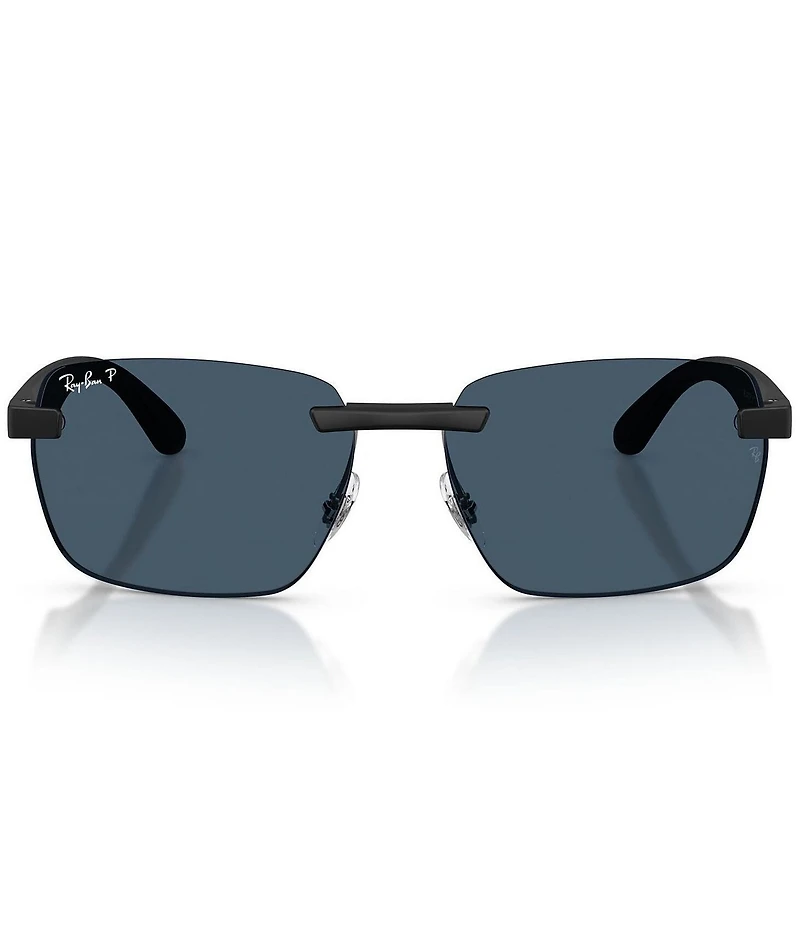 Ray-Ban Unisex RB4470C 62mm Polarized Geometric Sunglasses