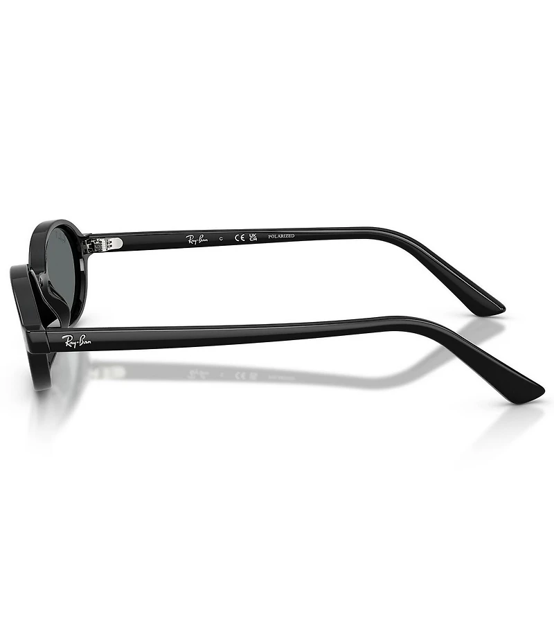 Ray-Ban Unisex RB4472 51mm Polarized Oval Sunglasses