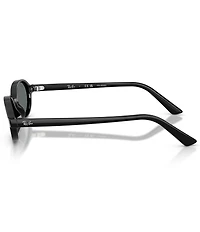 Ray-Ban Unisex RB4472 51mm Polarized Oval Sunglasses
