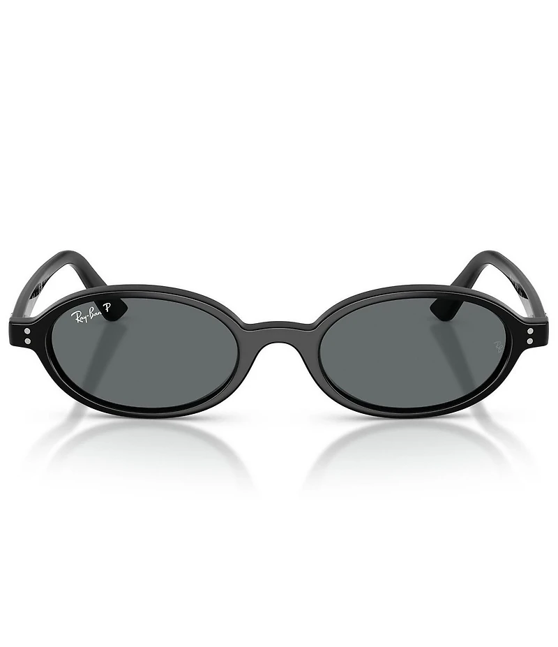 Ray-Ban Unisex RB4472 51mm Polarized Oval Sunglasses