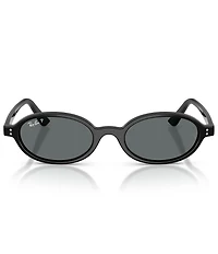 Ray-Ban Unisex RB4472 51mm Polarized Oval Sunglasses