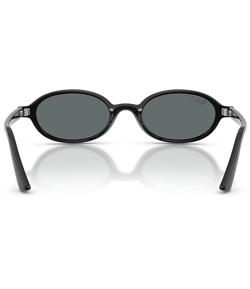 Ray-Ban Unisex RB4472 51mm Polarized Oval Sunglasses
