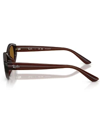 Ray-Ban Unisex RB4473D 56mm Geometric Sunglasses