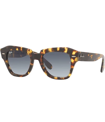 Ray-Ban Unisex State Street 52mm Havana Square Sunglasses