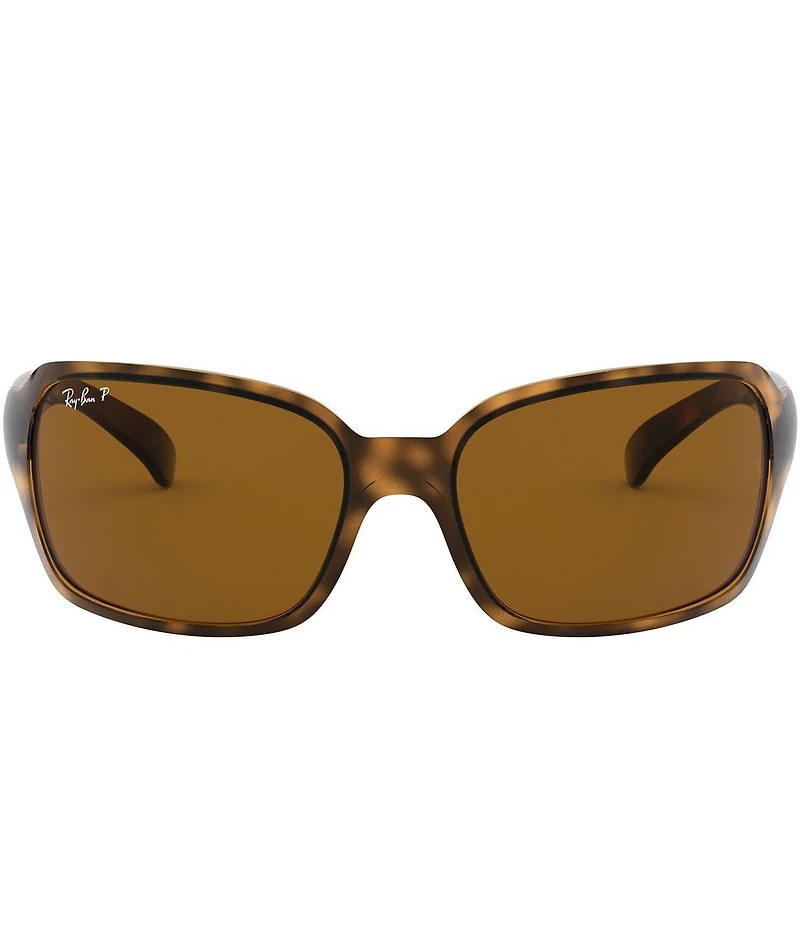 Ray-Ban 0RB4068 60mm Square Wrap Polarized Sunglasses