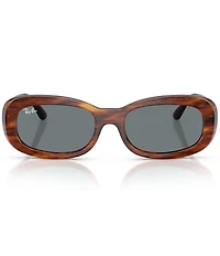 Ray-Ban Women's RB2221 56mm Rectangle Sunglasses