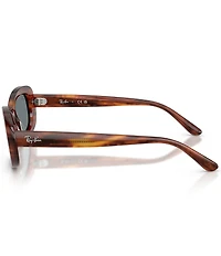 Ray-Ban Women's RB2221 56mm Rectangle Sunglasses