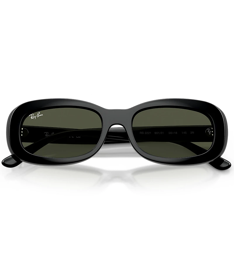 Ray-Ban Women's RB2221 56mm Rectangle Sunglasses