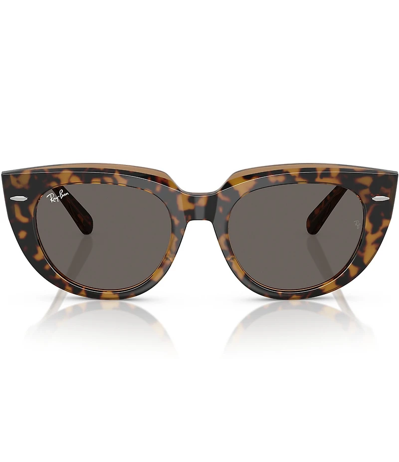 Ray-Ban Women's RB2286 Doreen 52mm Transparent Havana Square Sunglasses