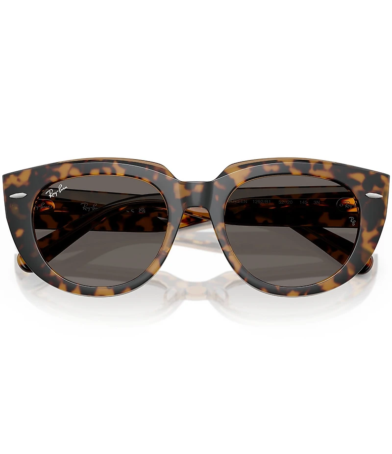 Ray-Ban Women's RB2286 Doreen 52mm Transparent Havana Square Sunglasses