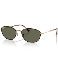 Ray-Ban Women's RB3749 58mm Polarized Tortoise Irregular Sunglasses