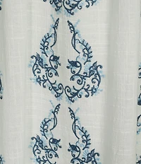 Reba Amber Woven Paisley Floral Embroidered Sleeveless A-Line Dress