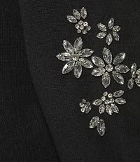 Reba Dahlia Ribbed Jersey Knit Turtle Neck Long Sleeve Sweater