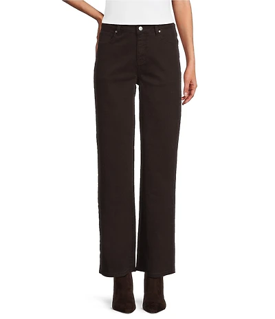 Reba Delaney Stretch Denim Wide Leg Jeans