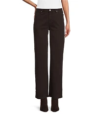 Reba Delaney Stretch Denim Wide Leg Jeans