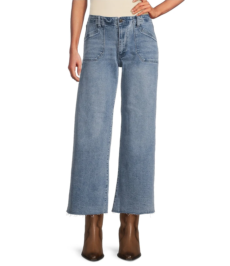 Reba Mcalester Wide-Leg Cropped Jeans