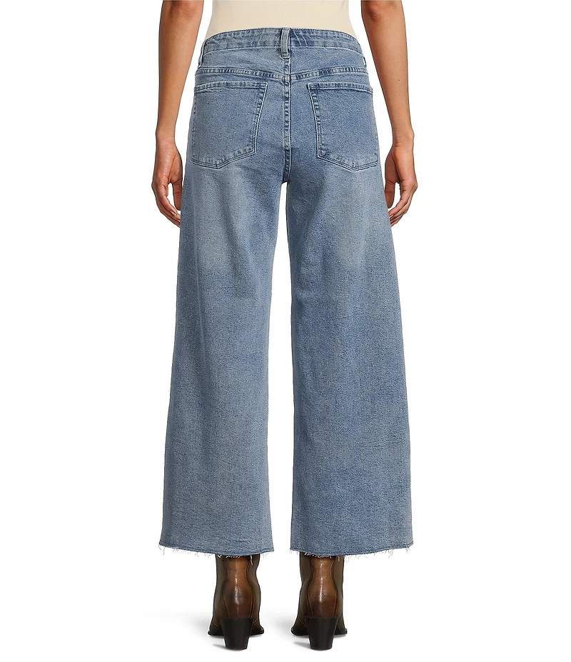 Reba Mcalester Wide-Leg Cropped Jeans