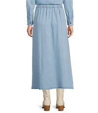Reba Ranchland Blues A-Line Pull On Coordinating Midi Skirt