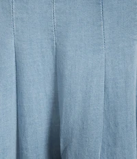 Reba Ranchland Blues A-Line Pull On Coordinating Midi Skirt