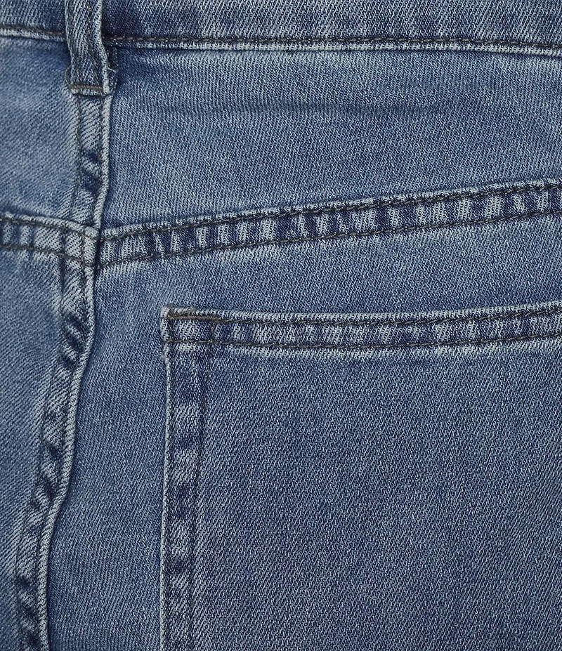 Reba Relaxed Straight Leg Distressed Denim Jeans