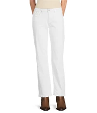 Reba Relaxed Straight Leg Distressed Denim Jeans