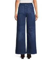 Reba Stretch Denim Wide Leg Jeans