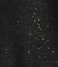 Reba Trailblazer Jersey Knit Mock Neck Fringe Hem Long Sleeve Sweater