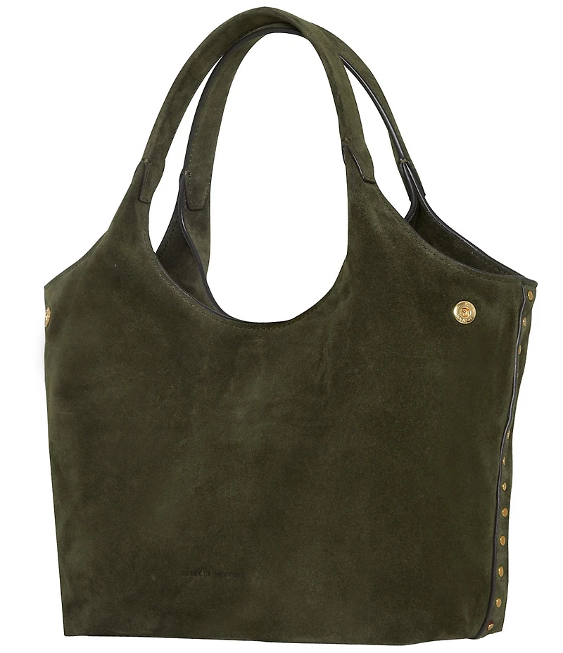REBECCA MINKOFF Darren Carrysome Suede Tote Bag