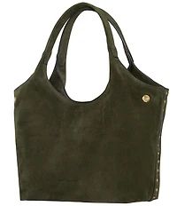 REBECCA MINKOFF Darren Carrysome Suede Tote Bag